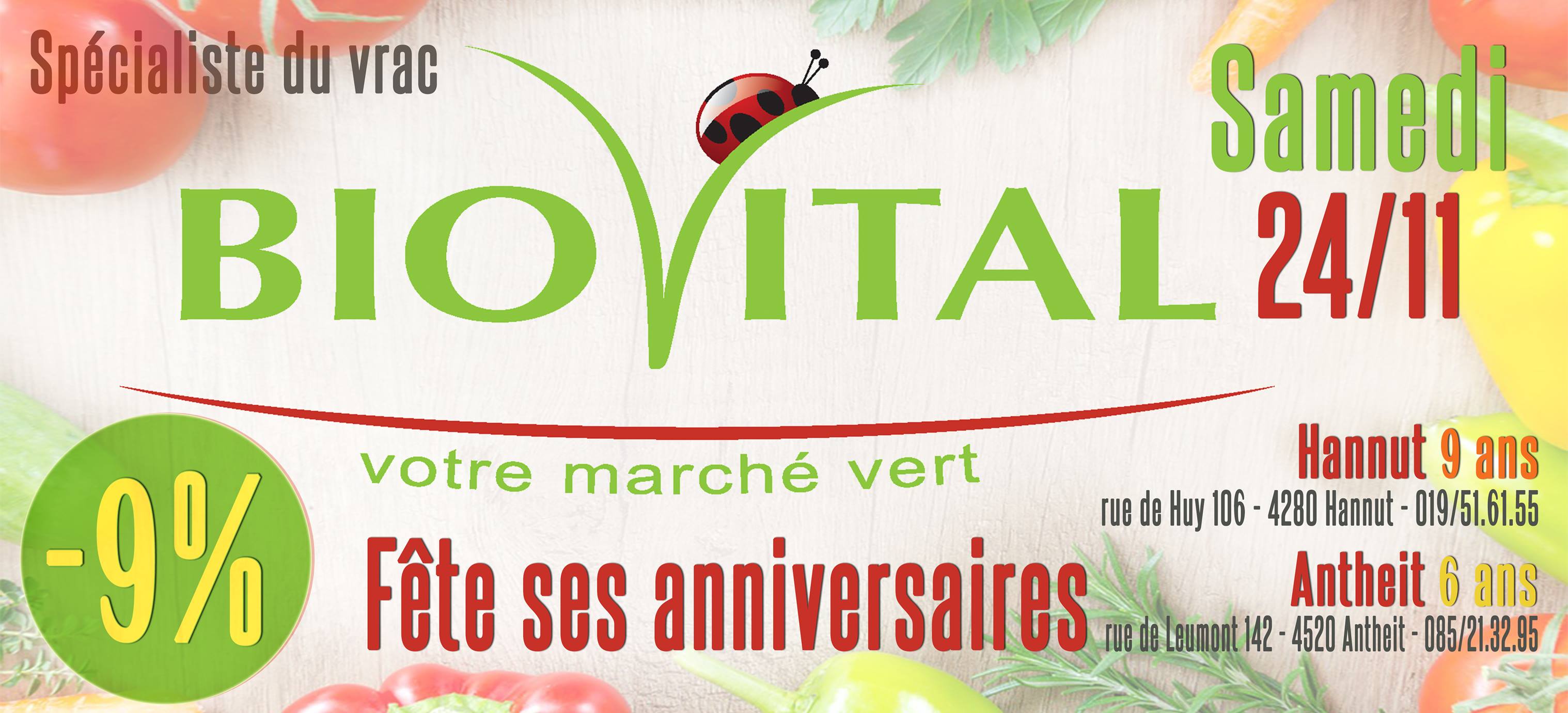 Biovital fête ses 9 ans !